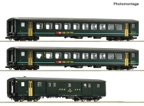 Roco 6200090 - H0 - 3-tlg. Set Personenwagen IR 1617, SBB, Ep. V - Set 1